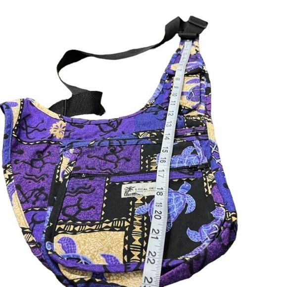 Local Design Made In Hawaii Crossbody Sea Turtle Sack Bag - Picture 8 of 8